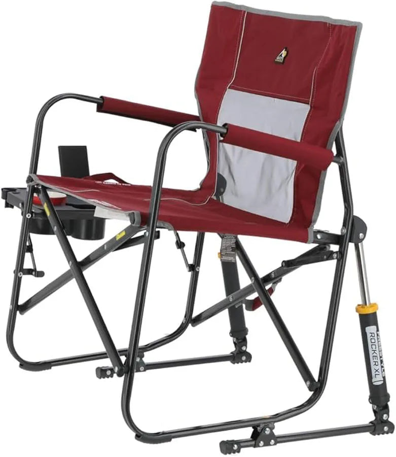 Freestyle Rocker XL, Side Table Camping Chair, Portable Folding