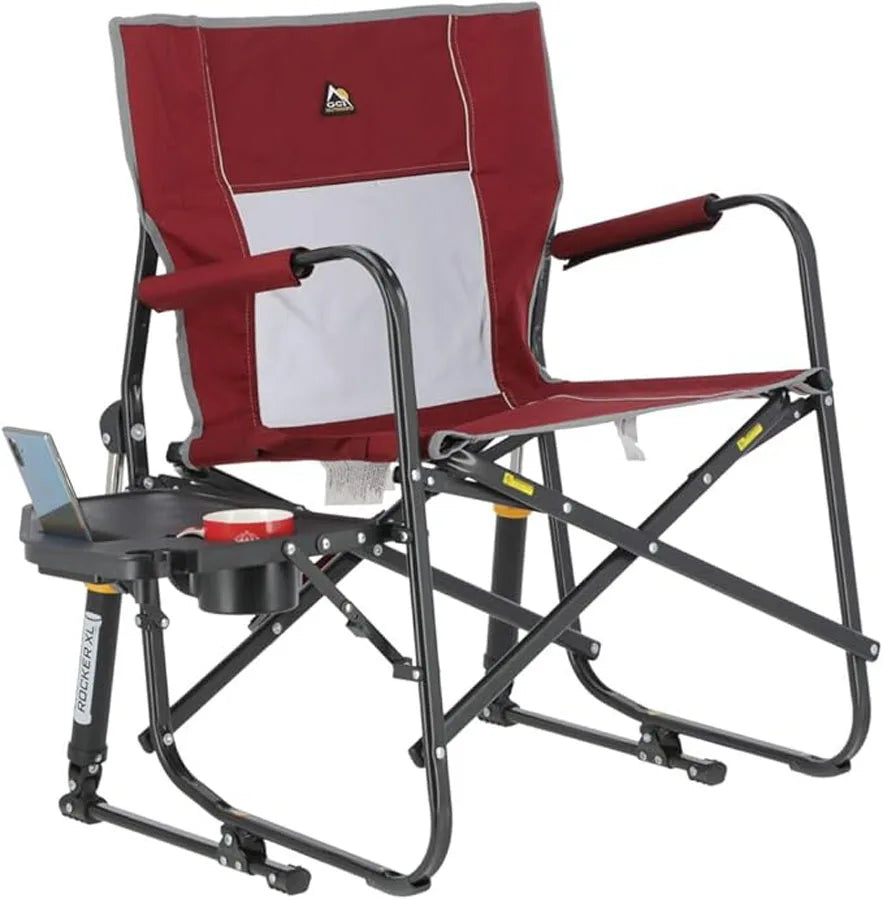 Freestyle Rocker XL, Side Table Camping Chair, Portable Folding