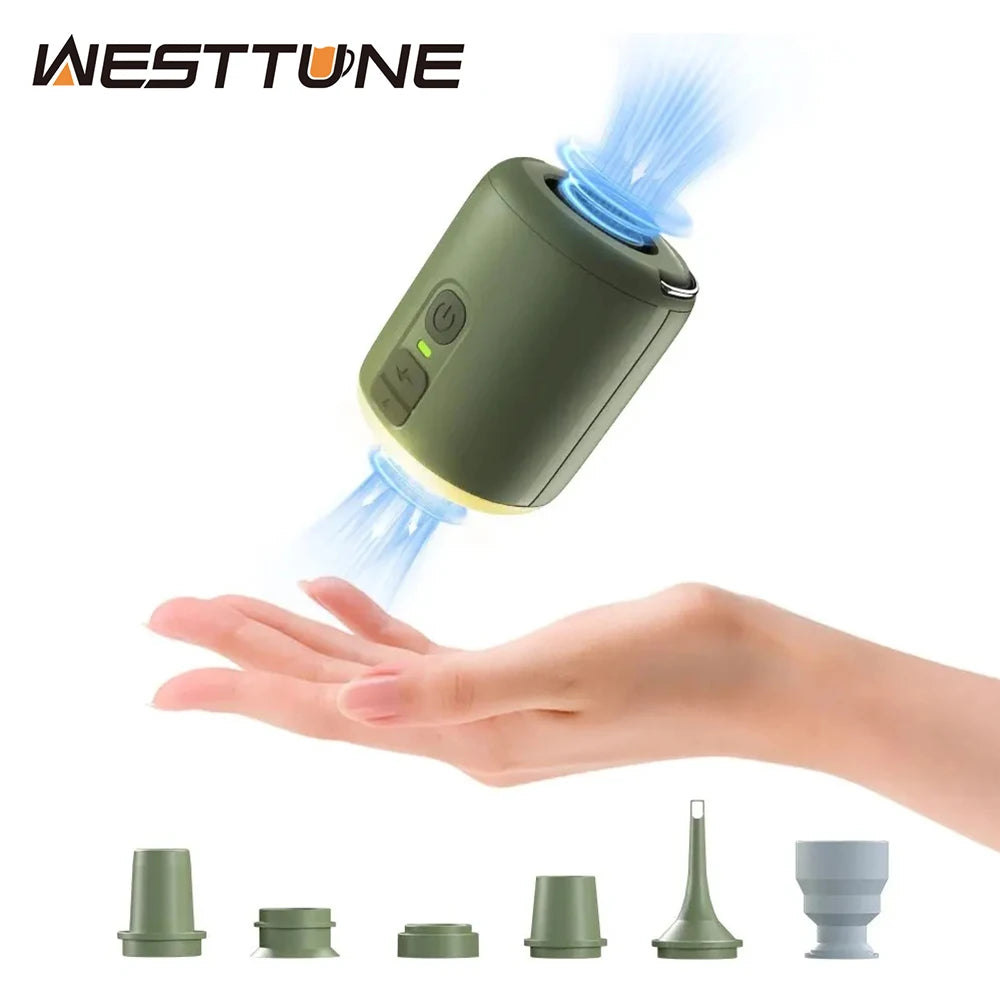 Tiny Air Pump, Camping Lantern 4.5kPa, with Magnetic Design