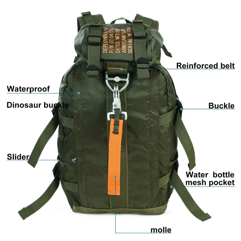 Travel Hiking Backpack, Camping, Waterproof, Lightweightl