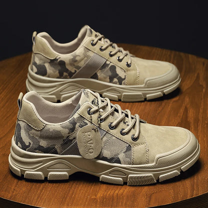 Outdoor Hiking Camouflage Boots Low Top