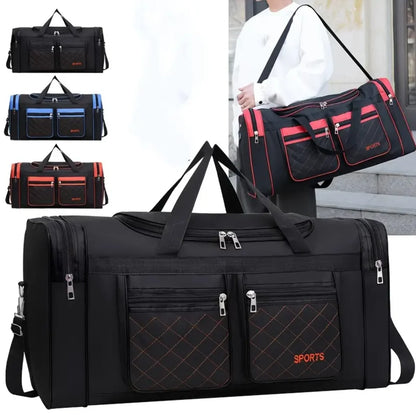 Large Capacity Handbag, Multiple Pocket Travel Bag, Clothes Storage Bag