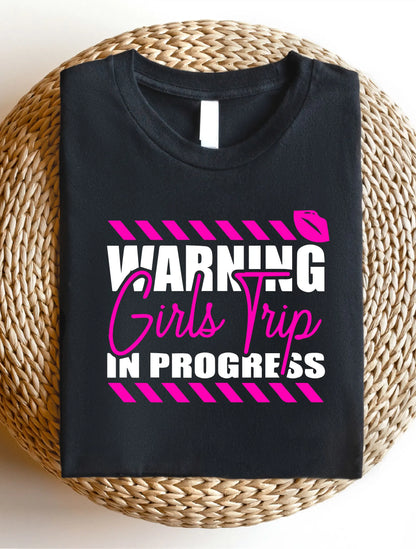 Women's Short Sleeve Shirt, Girls Graphic Print