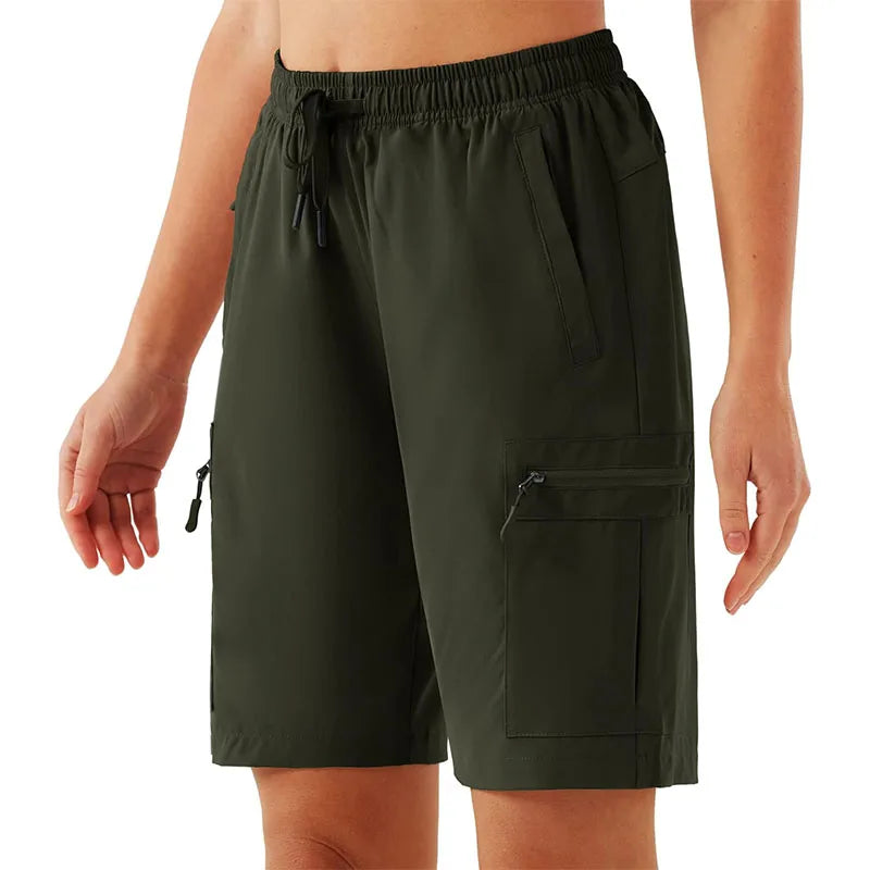 URBEST Women's Hiking Cargo Shorts, Quick Dry, Lightweight