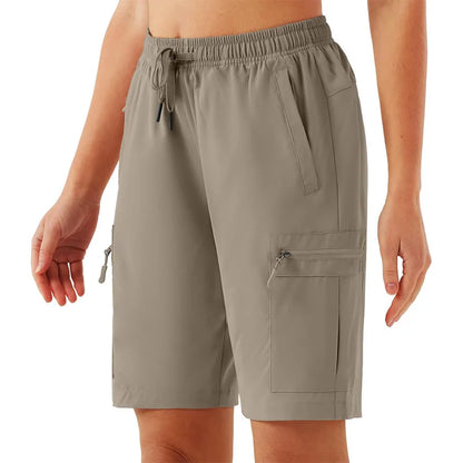 URBEST Women's Hiking Cargo Shorts, Quick Dry, Lightweight