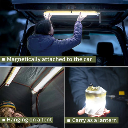 Rechargeable Portable, Strong Light Waterproof 2000 mAh Tent Lamp, Spotlight,  Repair Lighting