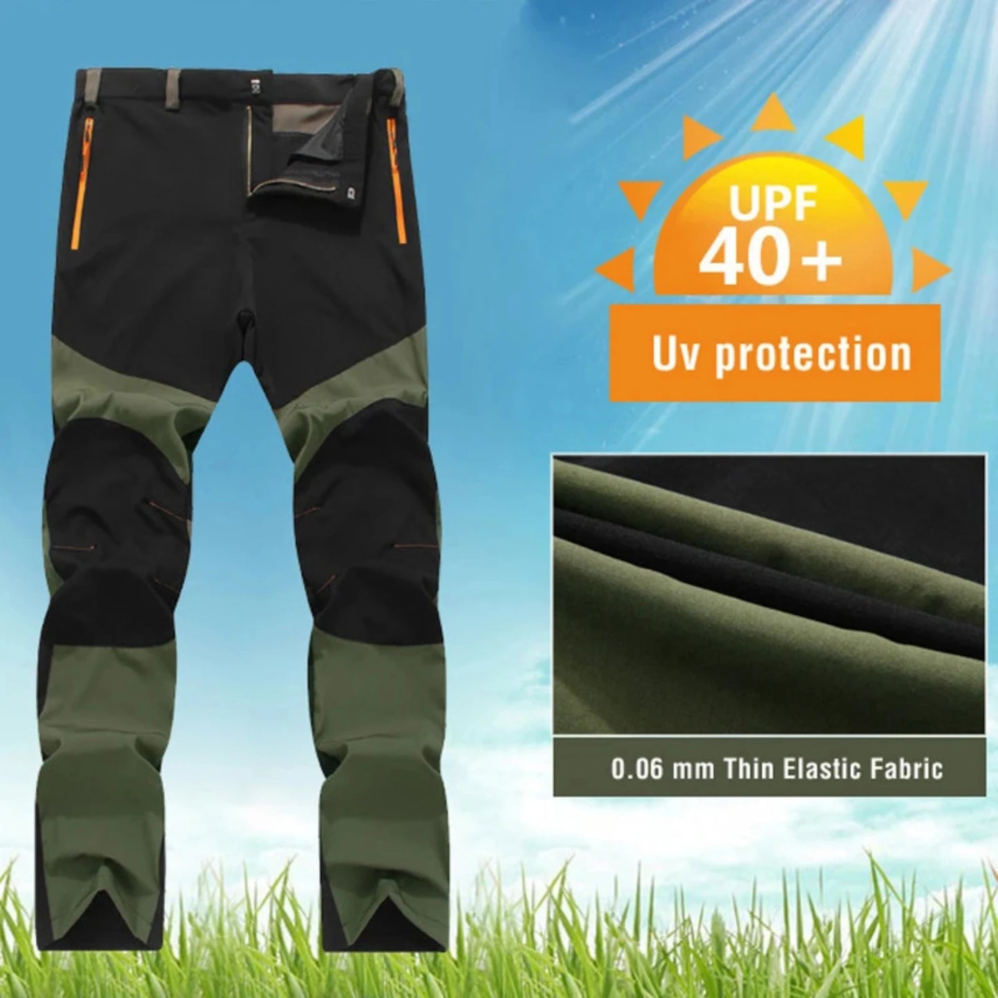 Cool, Lightweight, Quick Dry Men's Hiking Pants