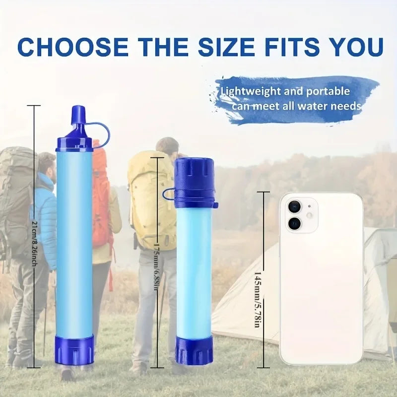 Ultimate Survival Water Filter Straw - Portable Filtration System for Drinking