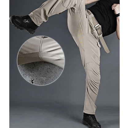 Men's Elastic Waist Pants - Quick Dry