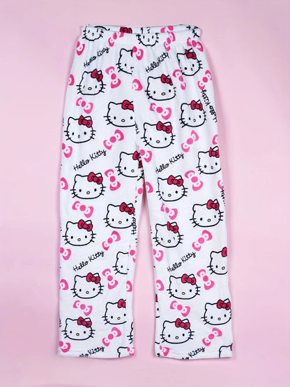 flannel pajamas Hello Kitty