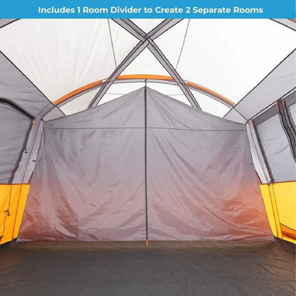 12 Person Tent,  Large Multi Room, Portable,