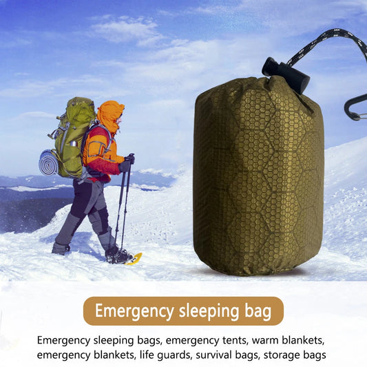 Thermal Sleeping Bag, Survival Blanket, PE Aluminum Film,