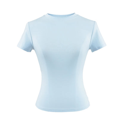 High Quality Casual T shirt, Slim Short Sleeves Women Clothing