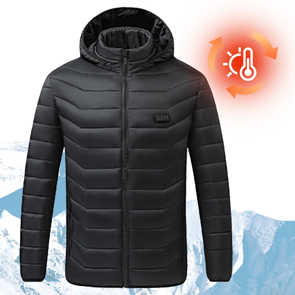 Heated Areas Jackets, Unisex, Electric USB Heating Clothing, Thermal