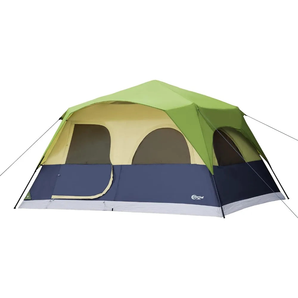 8 Person Instant Tent, Water Resistant Easy Setup