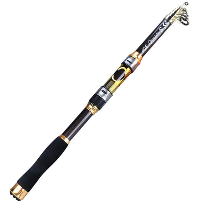 Sougayilang Telescopic Fishing Rod 2.1-3.6m Ultralight Carbon Fiber