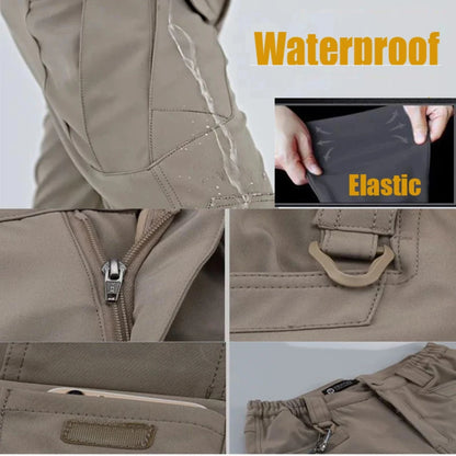 Men's Elastic Waist Pants - Quick Dry