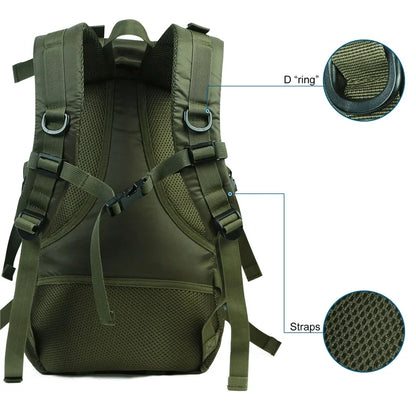 Travel Hiking Backpack,  Camping, Waterproof, Lightweightl