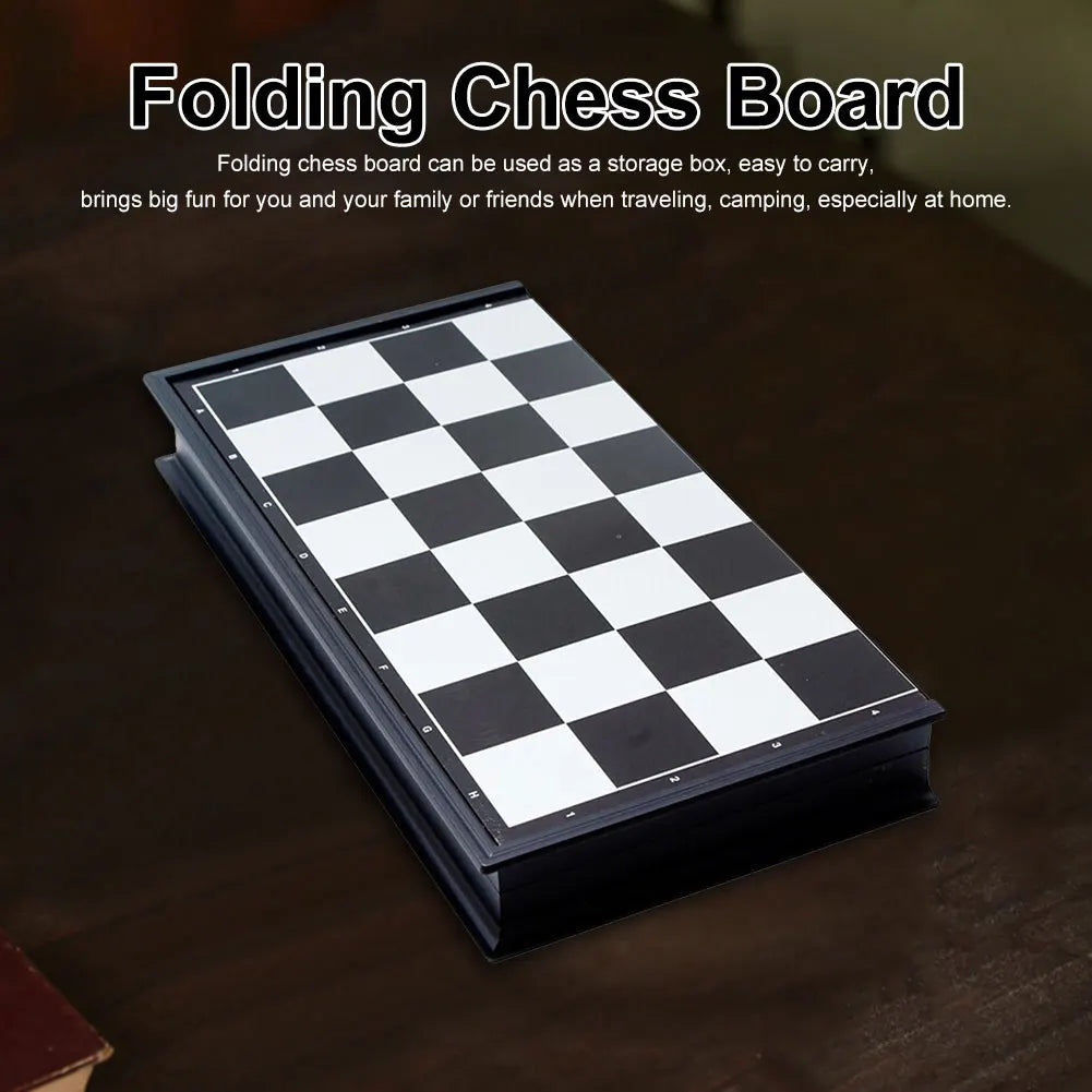 Folding Magnetic Chess Game, Educational,  Adult Kids Beginner