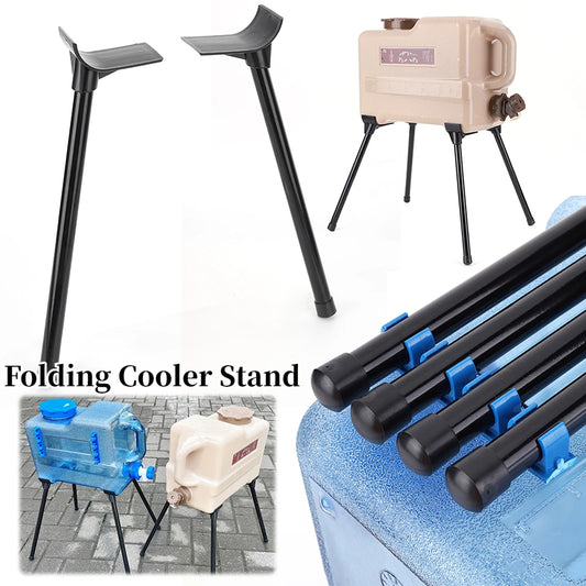 Folding Cooler Stand, Anti-Slip Camping Bucket Stand