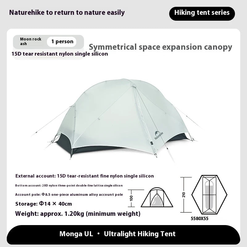 Naturehike Mongar Hiking Tent 1 2 Person Ultralight Waterproof