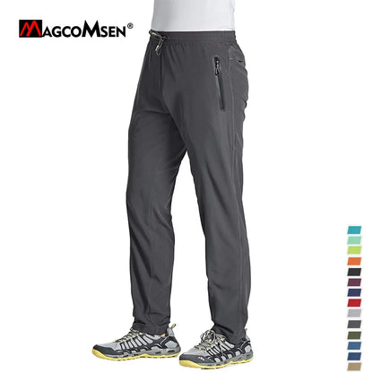 Quick Dry Men's Sweatpants with Zip Pocket, Lightweight