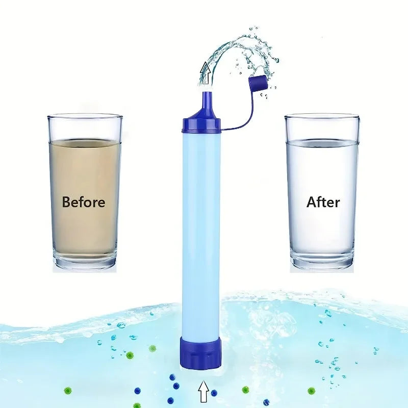 Ultimate Survival Water Filter Straw - Portable Filtration System for Drinking