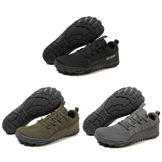 Men Hiking Shoes Wide Toe Box,  Non Slip, Breathable