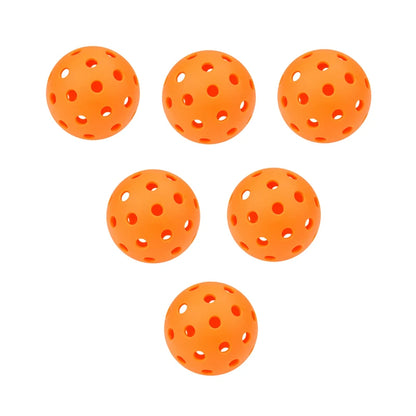 6 Pcs Set Pickleball 40 Holes Game