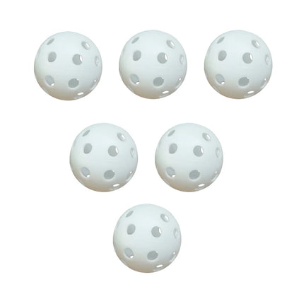 6 Pcs Set Pickleball 40 Holes Game