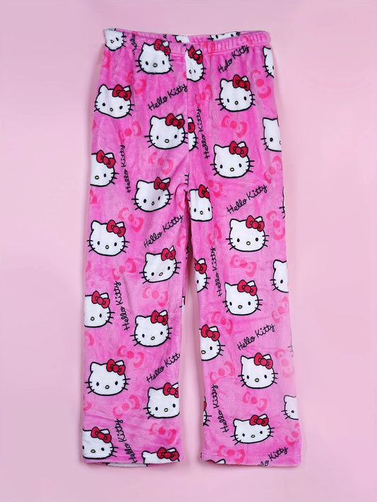 flannel pajamas Hello Kitty