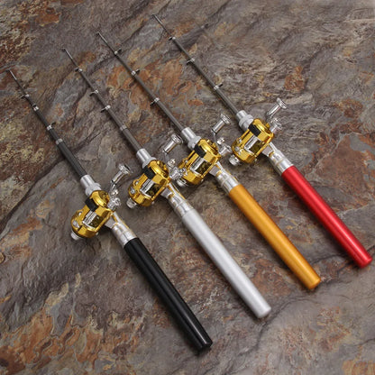 Aluminum Alloy Fishing Rod Reel Pocket Portable