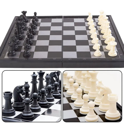 Folding Magnetic Chess Game, Educational,  Adult Kids Beginner