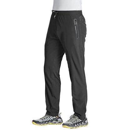 Quick Dry Men's Sweatpants with Zip Pocket, Lightweight