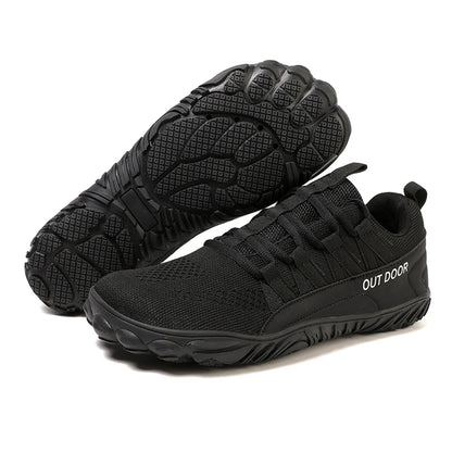 Men Hiking Shoes Wide Toe Box,  Non Slip, Breathable