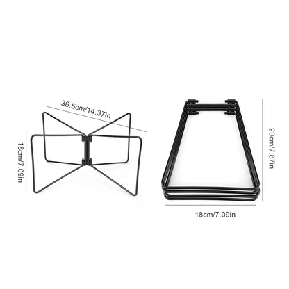 Foldable Metal Stand, Portable Box Stand, Organizer Travel Cooking