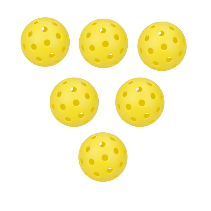 6 Pcs Set Pickleball 40 Holes Game