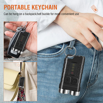 Multi-function Mini Keychain Light, Led Flashlight,  Head Lamp